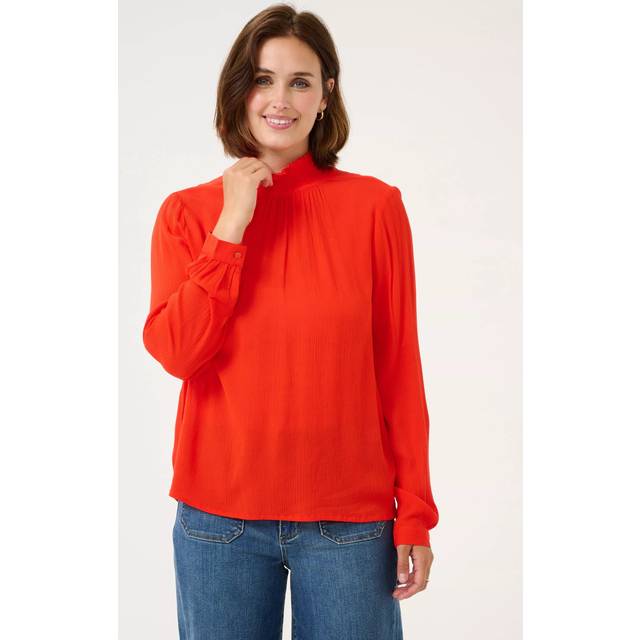 KAFFE Trine Smock Neck Top