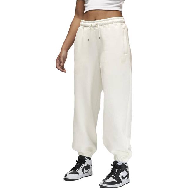 (WMNS) Air Jordan Flight Fleece Trousers 'White' FB5114-133 - white - XL