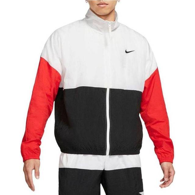 Nike Starting 5 Basketball Jacket Coat Full Zip 'Black Red White' CW7348-101 - multi-color - L