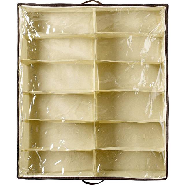 2 Pieces Shoes Organizer Hanging Zippered Shoe Bag Door Back Space Saving Sundries Non-woven Fabric Organization Holder
