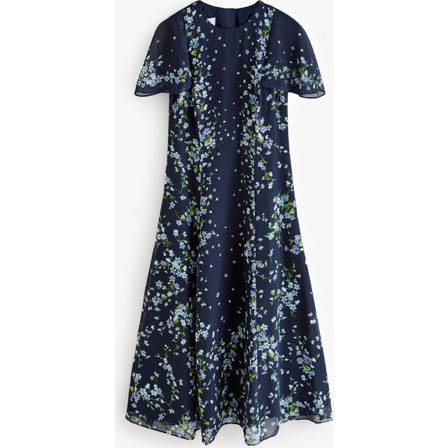 Hobbs Petite Rosella Floral Dress, Midnight/Multi