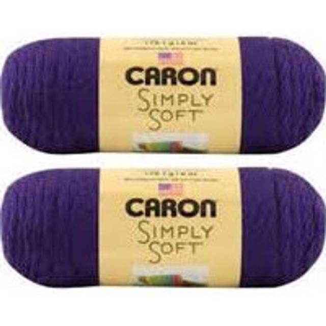 Bulk Buy: Caron Simply Soft Yarn Solids 2-pack Purple