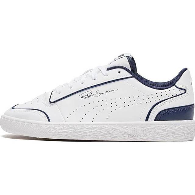 PUMA Ralph Sampson Low Perforated Outline 'White Peacoat' 374070-03 - Black/White - 9.5