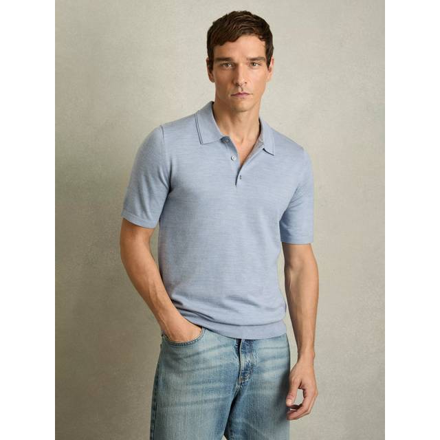 Reiss Manor Merino Wool Polo Shirt