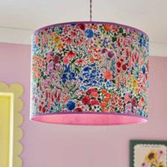 Sophie Robinson Made to Order Sunshine Flowers Lamp Shade - Multicolor