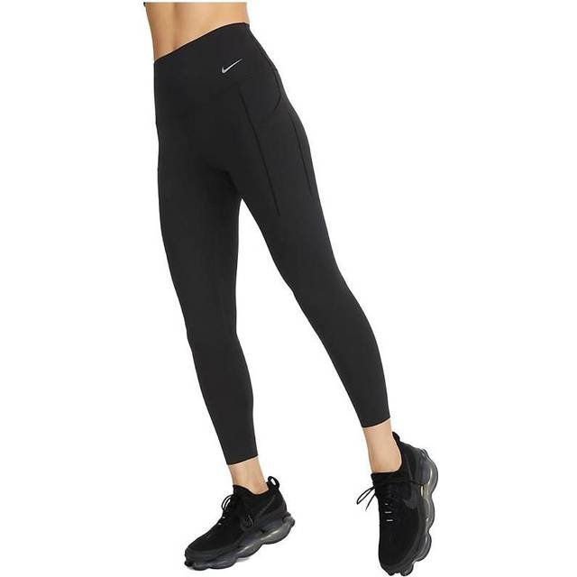 (WMNS) Nike Medium-Support High-Waisted Leggings with Pockets 'Black' DQ5898-010 - black