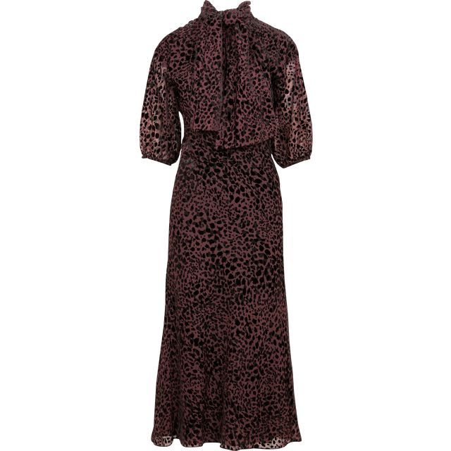 Duny Printed Dress - RED - Add a touch of Parisian flair to your weekly edit with ba&sh, a brand built on the foundation of Barbara Boccara and Sharon Krief’s childhood friendship and passion for fashion. With a focus on providing staples for your everyday wardrobe that can transcend seasons, the label offers everything from basics to outerwear and occasionwear, all finished with intricate details and brimming with a lively, joyful elegance.