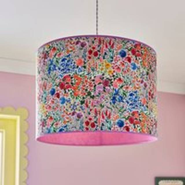 Sophie Robinson Made to Order Sunshine Flowers Lamp Shade - Multicolor