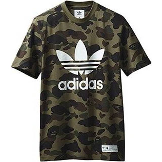 adidas x A Bathing Ape adicolor T-Shirt 'Green' DP0191 - Olive Cargo