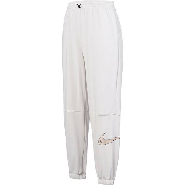 (WMNS) Nike Casual Sports Stay Warm Bundle Feet Long Pants/Trousers White - WHITE - XL