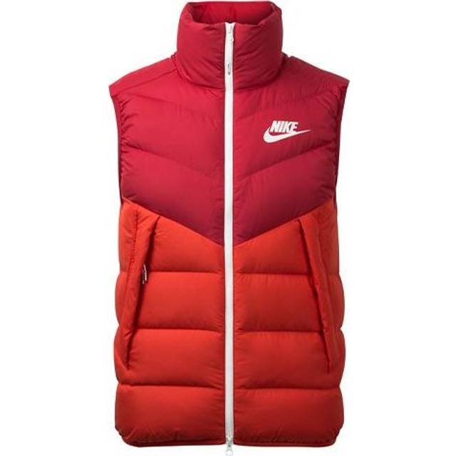 Men's Nike Casual Sports Down Vest Red 928860-687