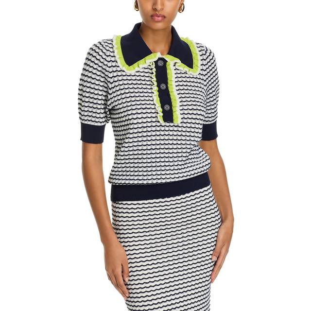 Haximum Striped Polo - DARK SAPPHIRE - Large