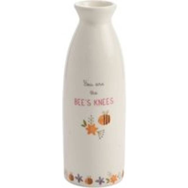 The Cottage Garden Bees Knees Ceramic Stem Vase - White