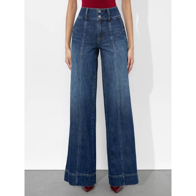 alice + olivia Mame High-Rise Wide Leg Jean