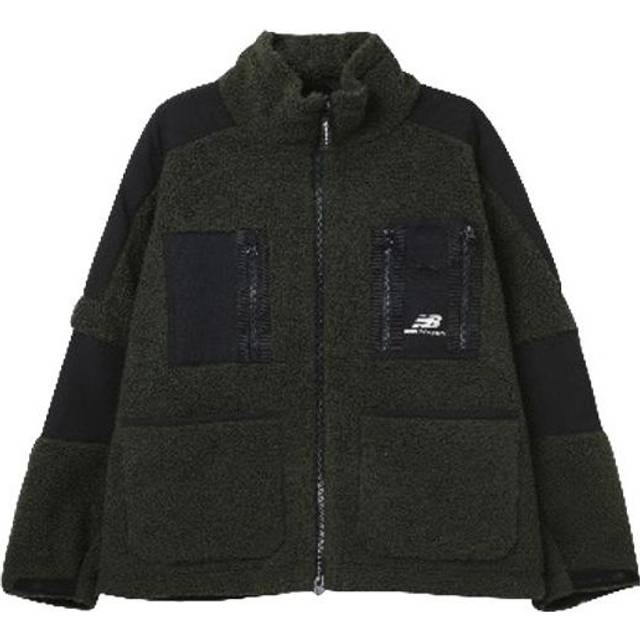 New Balance Winter Warm Coat 'Green Black' MDA43121-KH - Green/Black - L