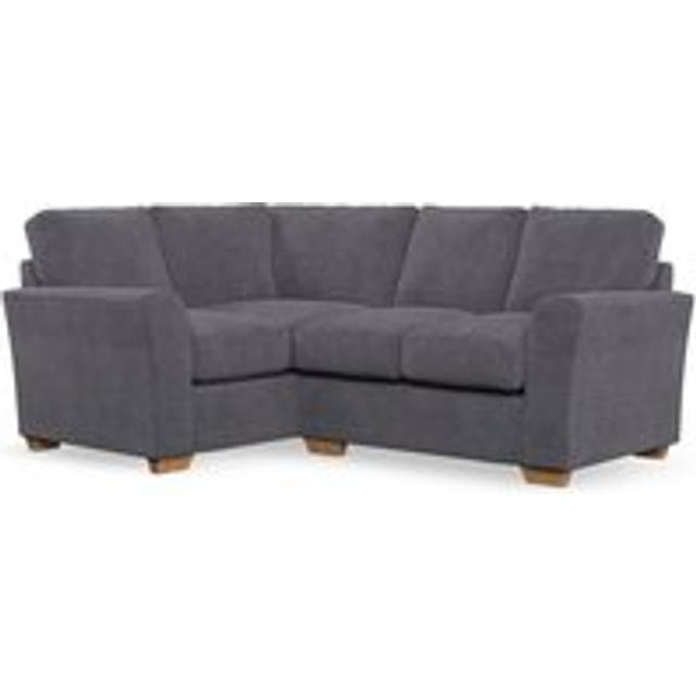 Lena Small Corner Sofa - Aqua Clean Chenille Grey