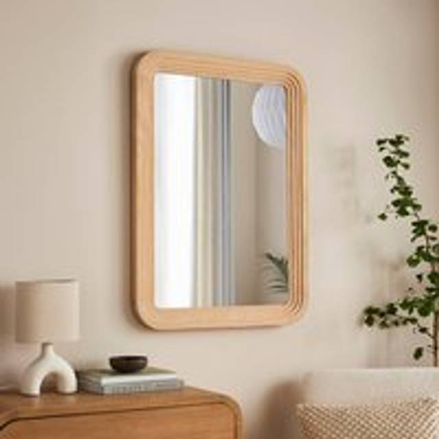 Romy Squoval Wall Mirror - Natural