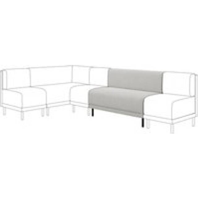 Mae Long Dining Bench, Textured Weave - Grey
