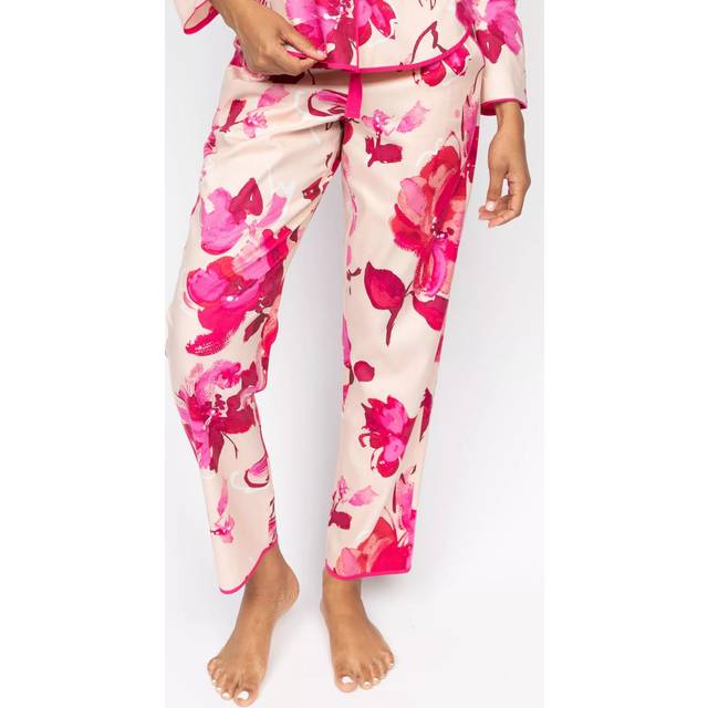 Cyberjammies Aria Floral Pyjama Bottoms, Peach