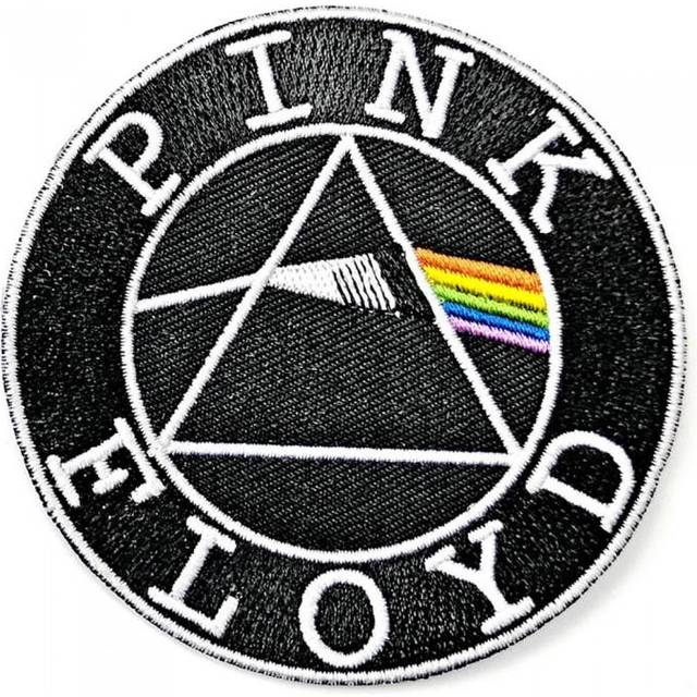 Pink Floyd Logo Circle Iron On Patch