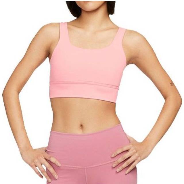 (WMNS) Nike Zenvy Longline Medium-Support Padded Sports Bra 'Pink' DO6620-611