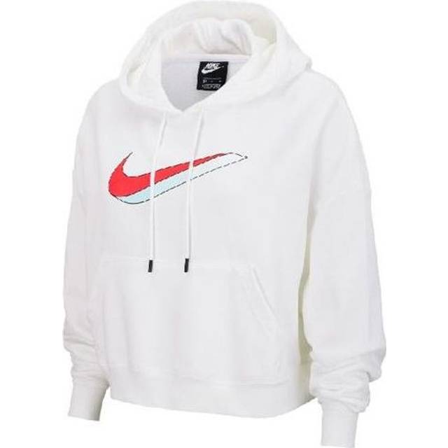 (WMNS) Nike Casual Sports Pullover hoodie White DJ1075-100 - L