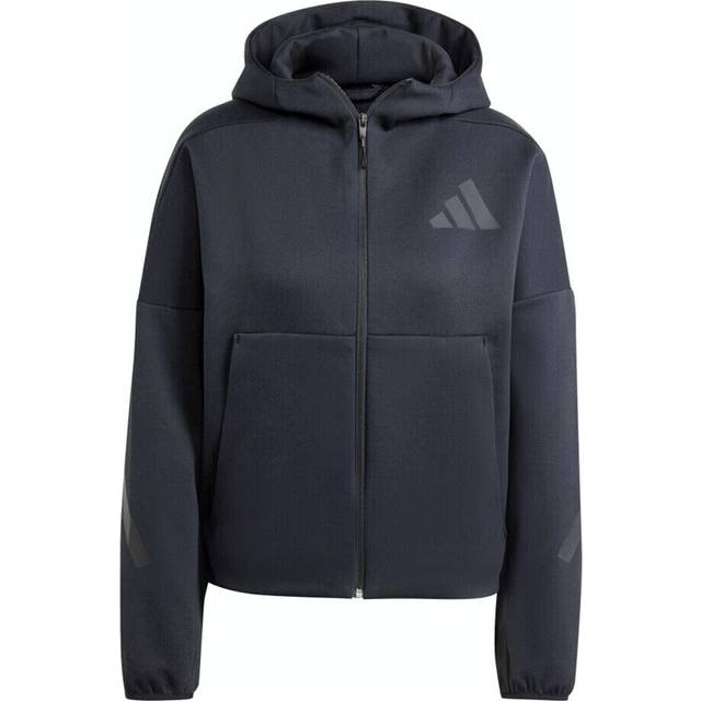 (WMNS) adidas Z.N.E. Full-Zip Hoodie 'Black' JE7848 - XXL
