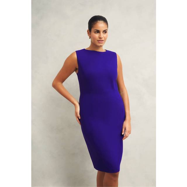 Hobbs Katia Shift Dress, Cobalt Blue