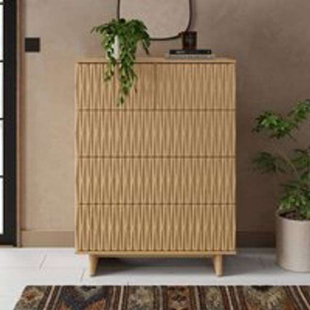 Inga 5 Drawer Chest - Light Oak