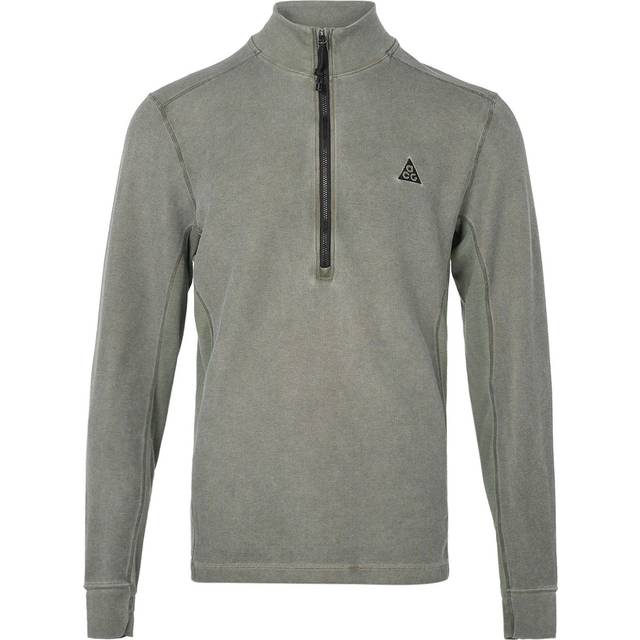 Men's Nike ACG Zipper Cardigan Sports Long Sleeves Gray T-Shirt DM6223-325 - Grey - XXL