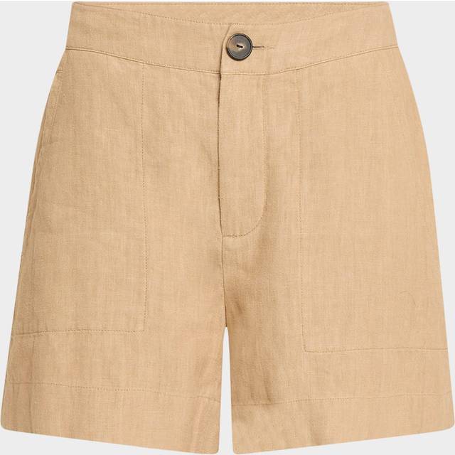Mid-Rise Hemp Shorts - BRULEE - 2