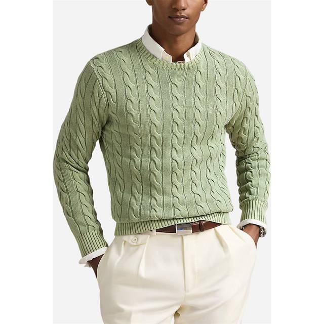 Polo Ralph Lauren Cotton Cable Pullover Greenstone