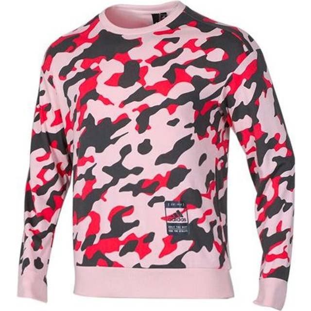 Adidas U2 GFX CS Long Sleeve Camouflage Printed Casual Sweatshirt Men Sweatshirt FJ0185 XL