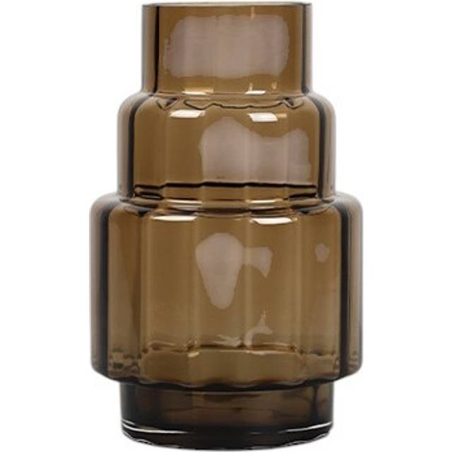 Ro Collection Hurricane Reflections Bo. 69 Vase/Candlestick Sepia Brown