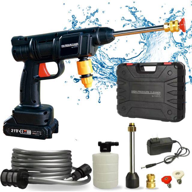 High Pressure Cleaner 2.4L/m, cordless, Car Cleaner, Garden Washer