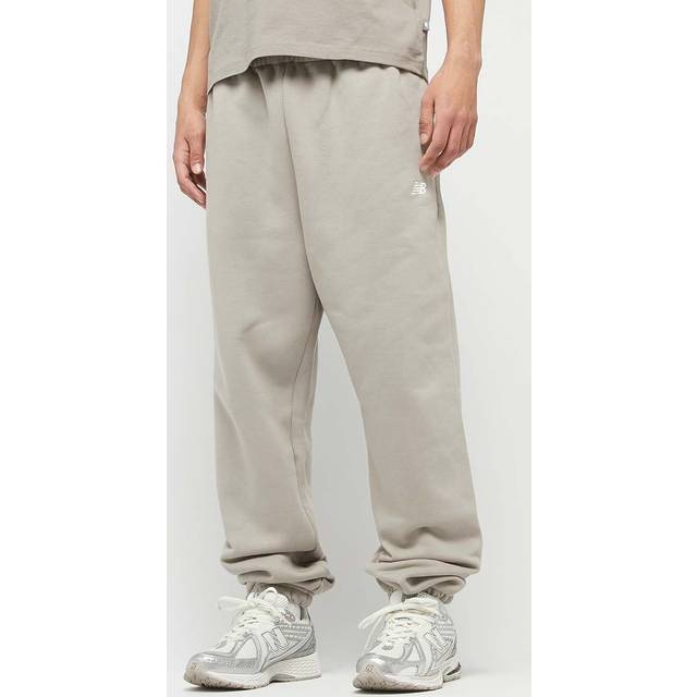 New Balance Men's Sport Essentials Fleece Jogger in Beige Cotton, size X-Large - XL