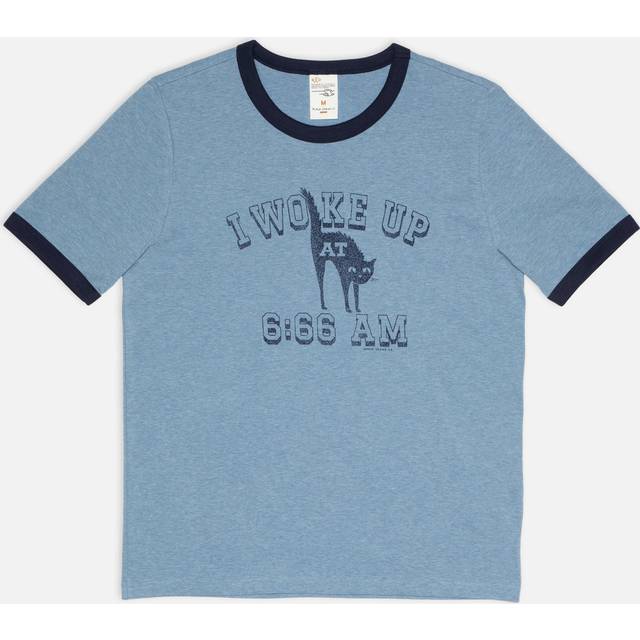 T-shirt ricky 6-66 ringer bluemelange