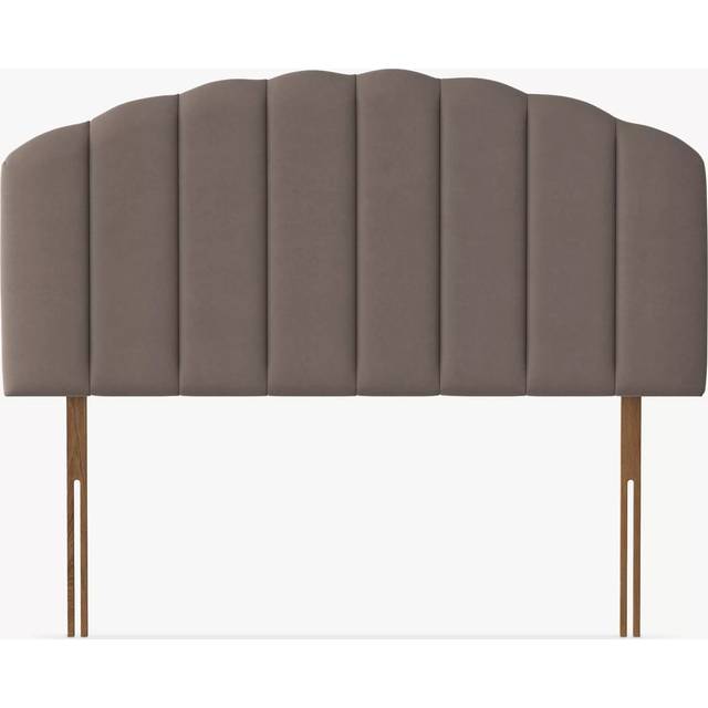 Merlin Upholstered Headboard - Mink Velvet (Super King (6&#39;))