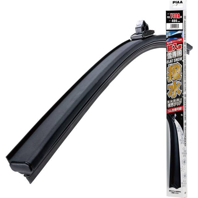 PIAA Wiper Blade for Special Silicone Flat Silicone Coat Replaceable 1 Aero For Imported FSSY40AW Snow, 400mm, Rubber, Snow, Rubber, Piece, Type,