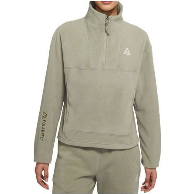 (WMNS) Nike Casual Zipper Stand Collar Sports Hoodie Jacket Green DB1154-320 - L