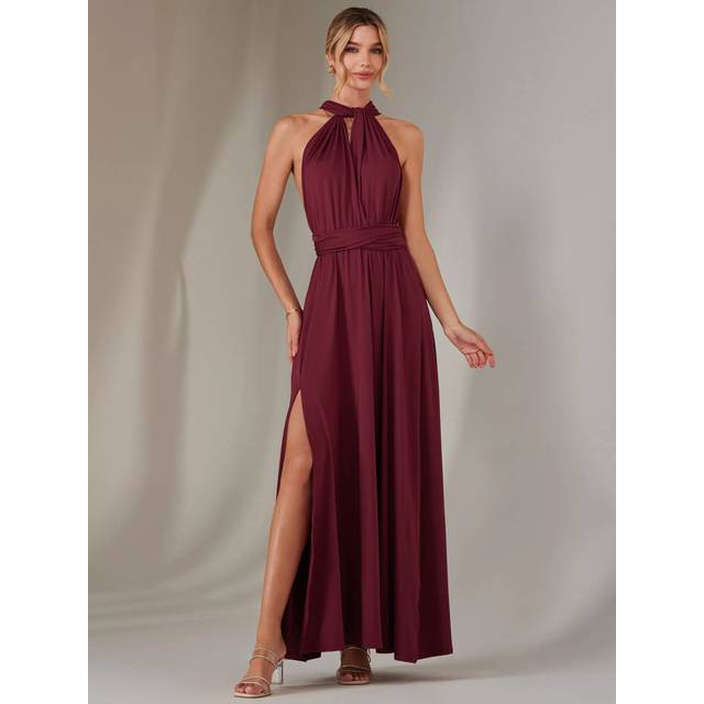Jolie Moi Multiway Halterneck Maxi Dress