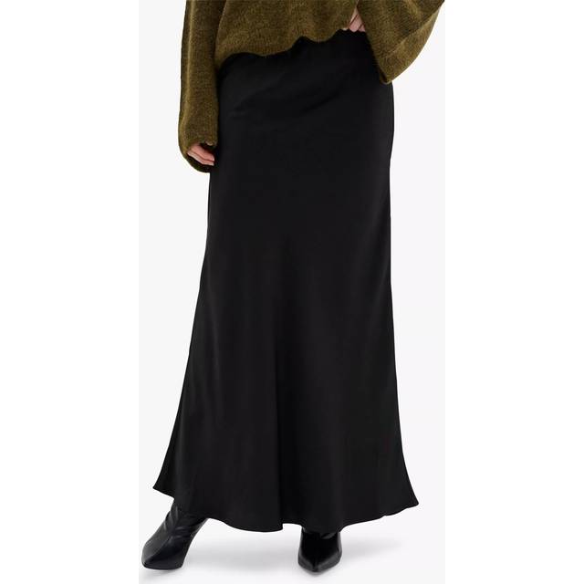 MY ESSENTIAL WARDROBE Estelle Satin Slip Maxi Skirt