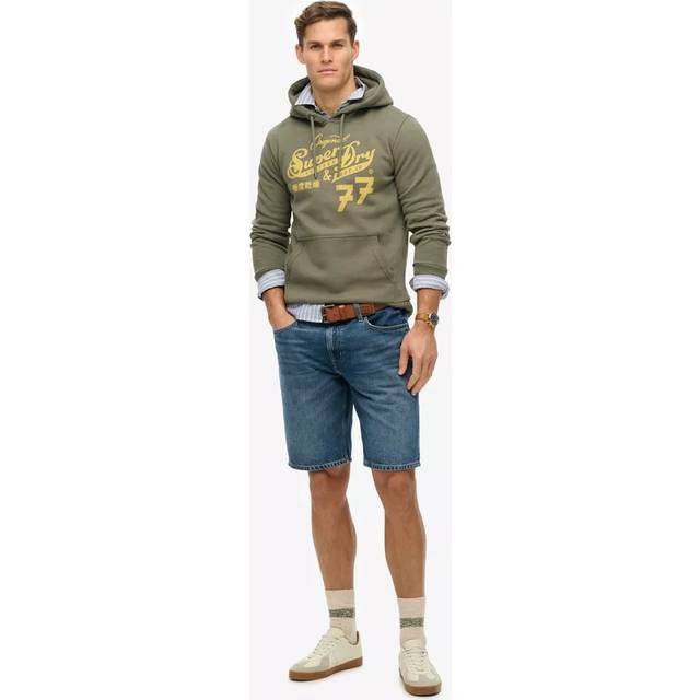 Superdry Leather & Boot Co Script Hoodie