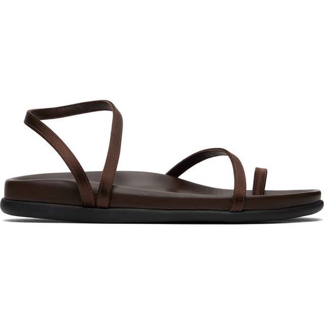 Ancient Greek Sandals Brown Eleftheria Footbed Sandals - Brown - IT 35