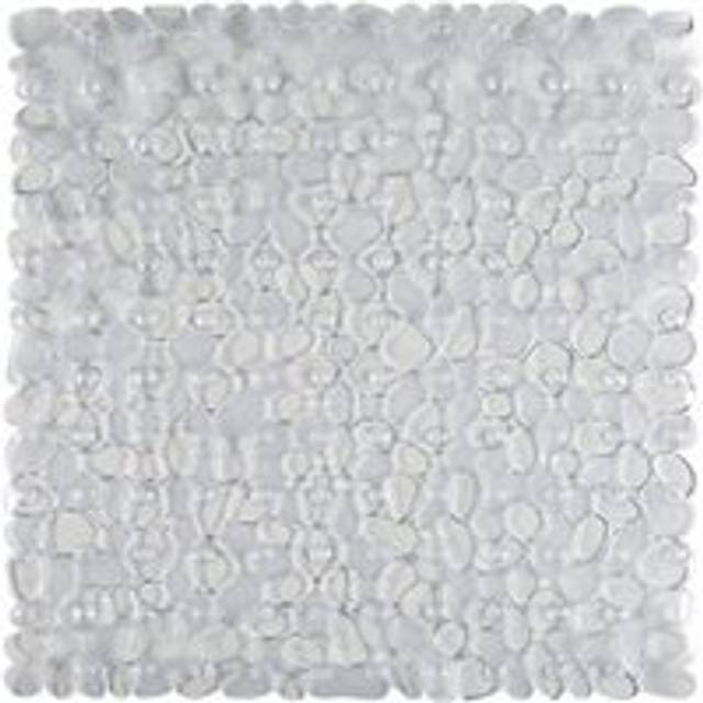 Pebbles PVC Shower Mat - Clear