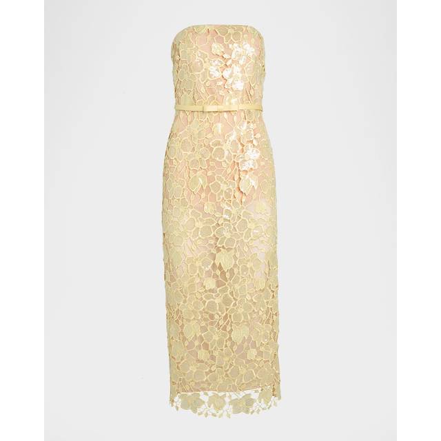 Rowen Sequined Lace Midi Dress - YUZU - X-Small