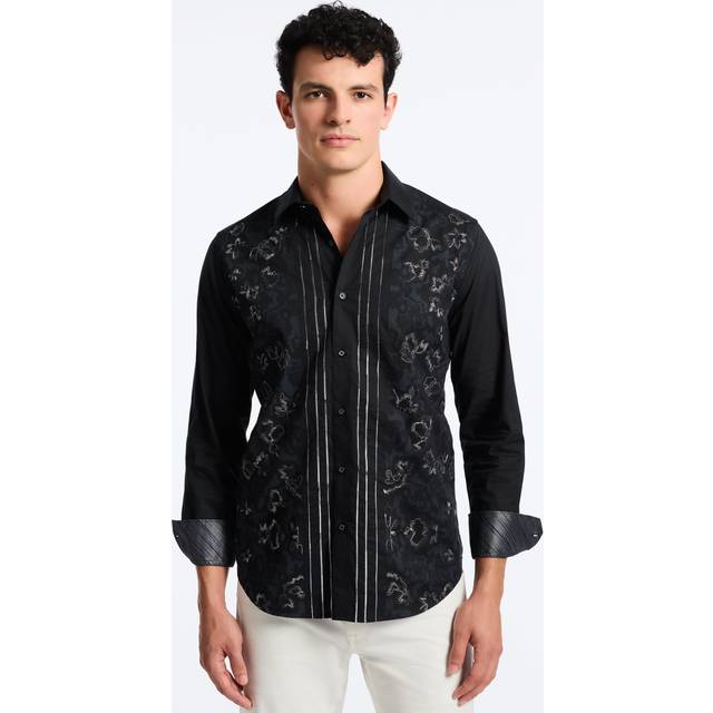 Robert Graham Robert Graham Havana Long Sleeve Button Down Shirt - BLACK (XL)