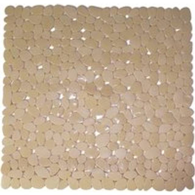 Pebbles PVC Shower Mat - Mushroom