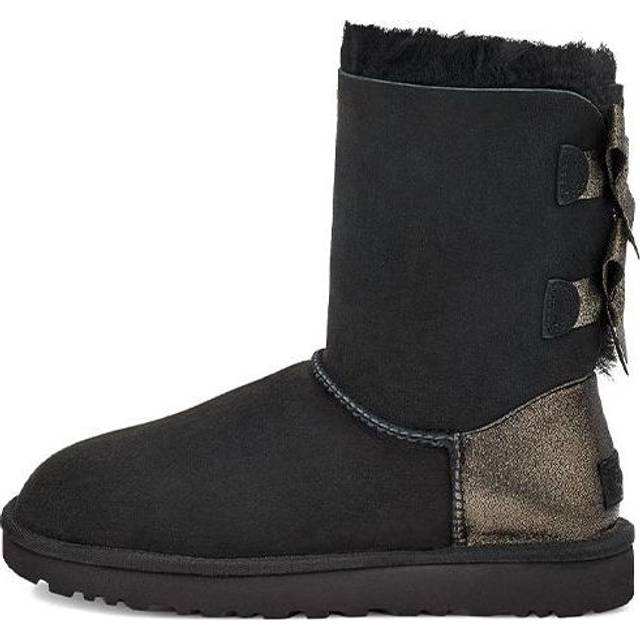 (WMNS) UGG Bailey Bow Glitz 'Black' 1120884-BLK - BLACK - 6