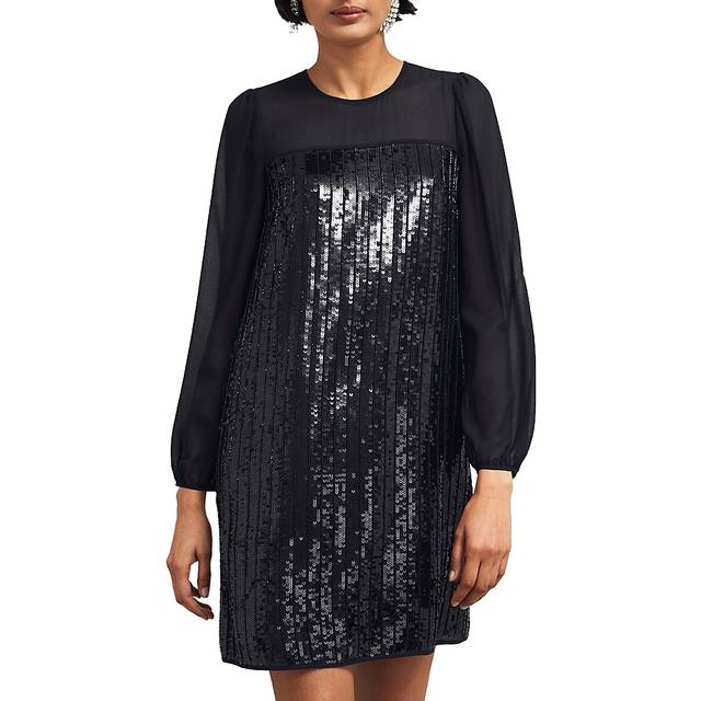 Hobbs Zariah Sequin Dress, Hobbs Black